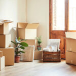 Umziehen in die neue Wohnung