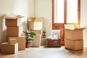 Umziehen in die neue Wohnung